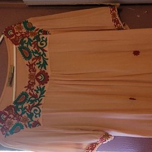 Vintage embroidery Large dress
